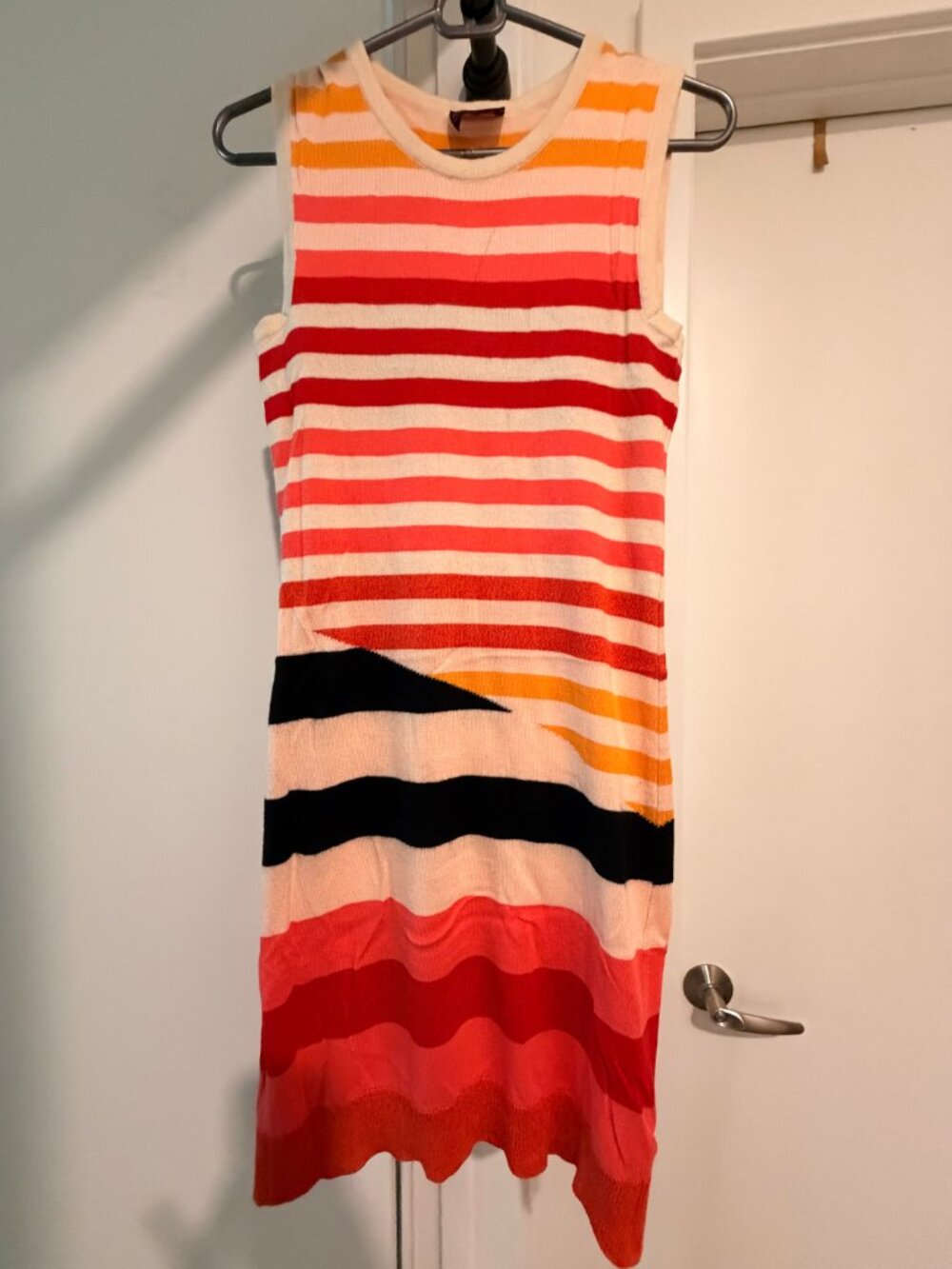 Henri Bendel Knit Striped Dress - Picture 3 of 5